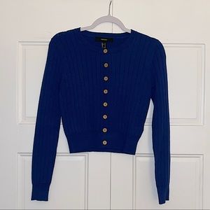 *SOLD* NWOT royal blue cardigan